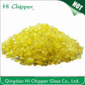 Lanscaping Glass Sand Crushed Yellow Glass Chips Decorative Glass